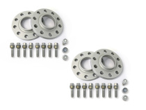 Porsche Boxster 987 2004- (5x130) Silver Spacers H&R
